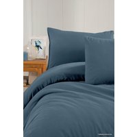 1.5-спальный комплект постельного белья Arya Natural Stone Washed 8680943227256 (синий)