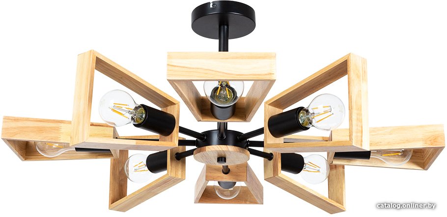 Припотолочная люстра Arte Lamp Brussels A8030PL-8BK