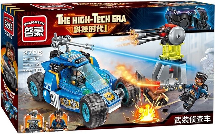 

Конструктор Enlighten 2706 Автомобиль разведки