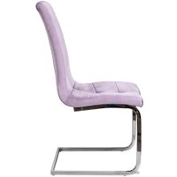 Стул AksHome Tomas 72336 (велюр, сиреневый HLR-26/хром)