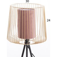 Торшер BayerLux 10613758 (черный/пыльная роза)