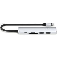 Док-станция Satechi 6-in-1 USB-C Slim Multiport Adapter ST-P6SS (серебристый)