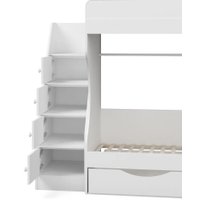 Двухъярусная кровать Можга Капризун 6 с ящиками Р443 (белый)