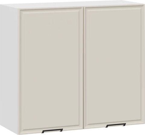 

Шкаф навесной Трия Белладжио 1ВВ8 с двумя дверьми (белый/софт панакота)