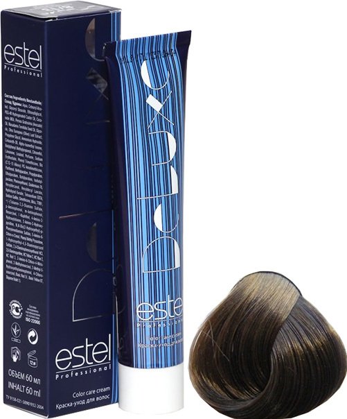

Крем-краска для волос Estel Professional De Luxe 6/0 темно-русый