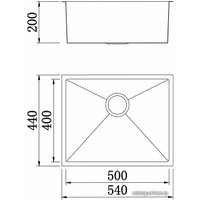 Кухонная мойка Tolero TS-540 HM