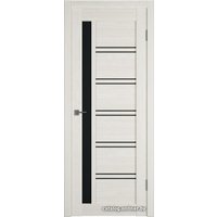 Межкомнатная дверь Atum Pro Х38 90x200 (artic oak, стекло black gloss)