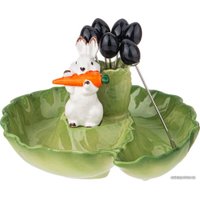 Блюдо Lefard Кролик 58-371 (с 6 вилочками)