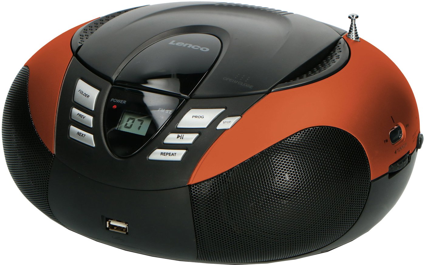 

Магнитола Lenco SCD-37 USB (оранжевый)