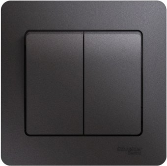 Выключатель Schneider Electric Glossa GSL001352 (графит)