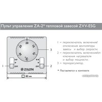 Тепловая завеса ZILON ZVV-1.0E6SG