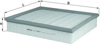 Воздушный фильтр Mahle Knecht LX469/1
