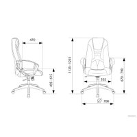 Игровое (геймерское) кресло Zombie 200 (черный/ белый)