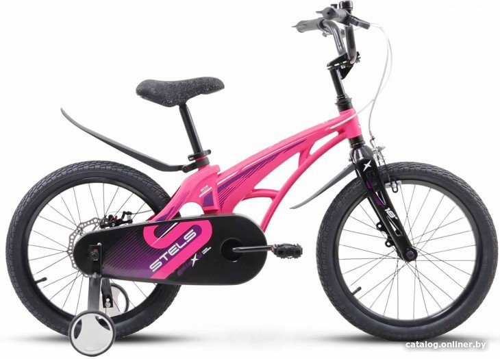 Детский велосипед Stels Galaxy 18 Z010 2024 (розовый, разобранный, в коробке)