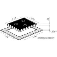 Варочная панель MAUNFELD EVI.453-BK