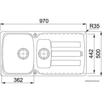 Кухонная мойка Franke Antea AZG 651 (бежевый)
