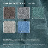 Угловой диван Лига диванов НордСтар левый 123501L (рогожка амур зеленый)