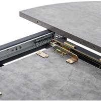 Кухонный стол Мебель Импэкс Leset Капри (камень темный/черный)