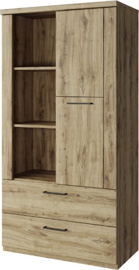 

Шкаф распашной Anrex Doorset 1D2S3N (дуб наварра)