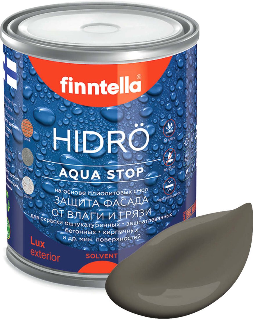 

Краска Finntella Hidro Mutteri F-14-1-1-FL073 0.9 л (коричневый)