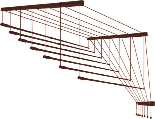 

Сушилка для белья Comfort Alumin Потолочная Алюминиевая Chocolate Premium 7 прутьев 1 м (шоколадный)