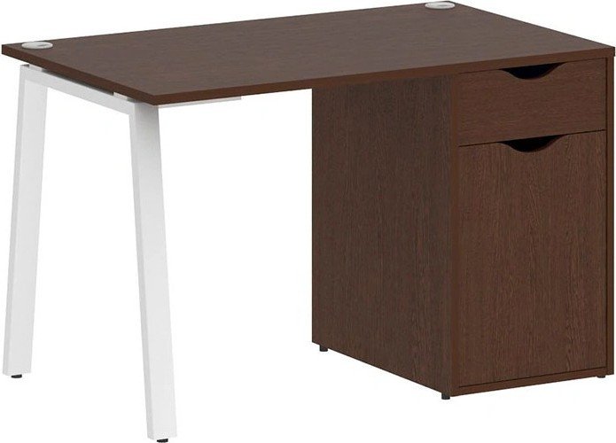 

Стол Riva Home Office VR.SP-3-118.1.A White (венге цаво)