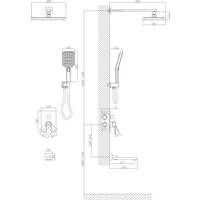 Душевая система  A-Five A5-1256