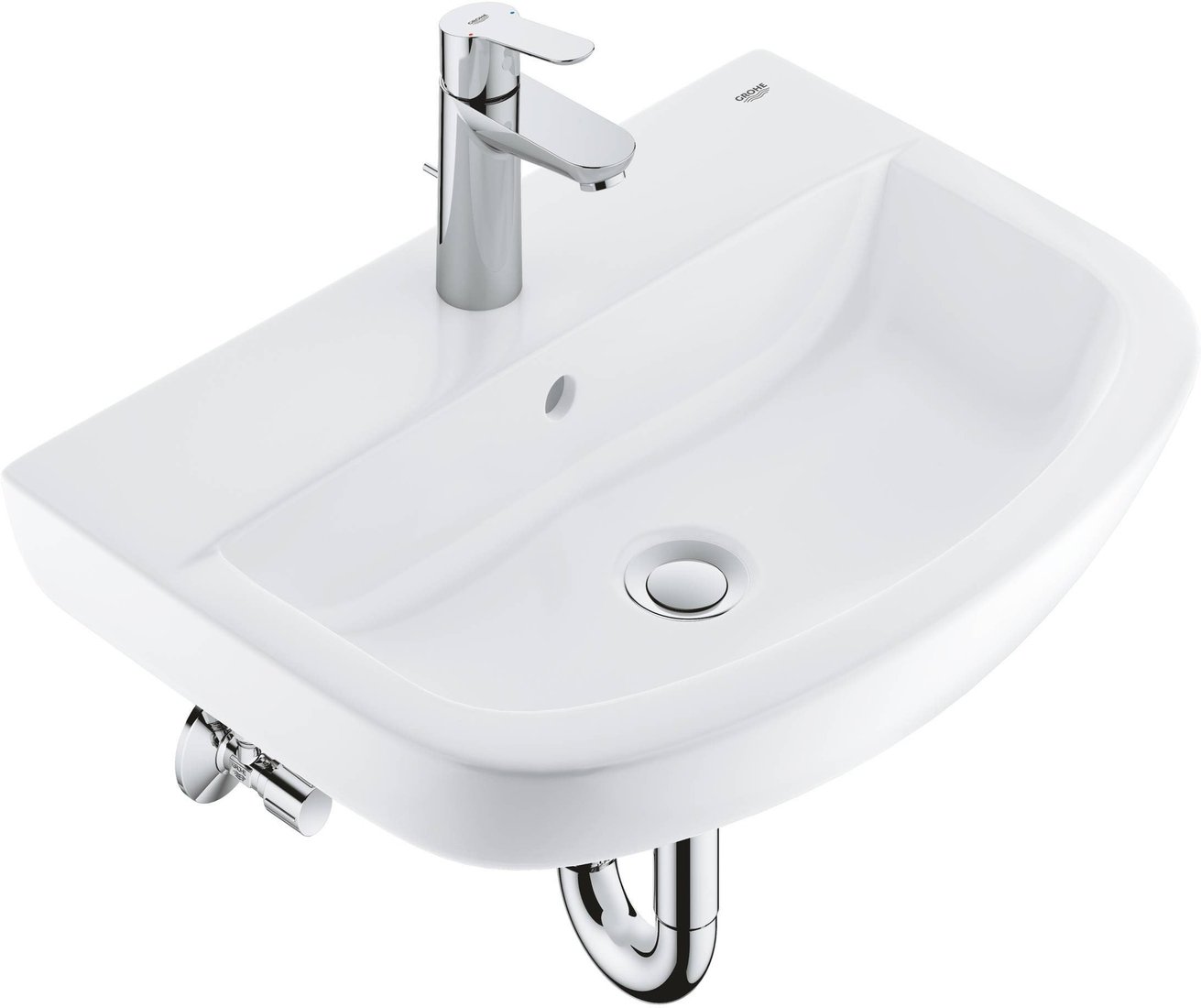

Умывальник Grohe Bau 39471000 (со смесителем)