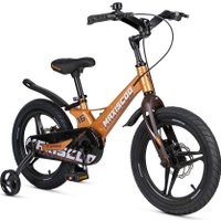Детский велосипед Maxiscoo Space Deluxe 16 2025 MSC-S1644D (оранжевый топаз)