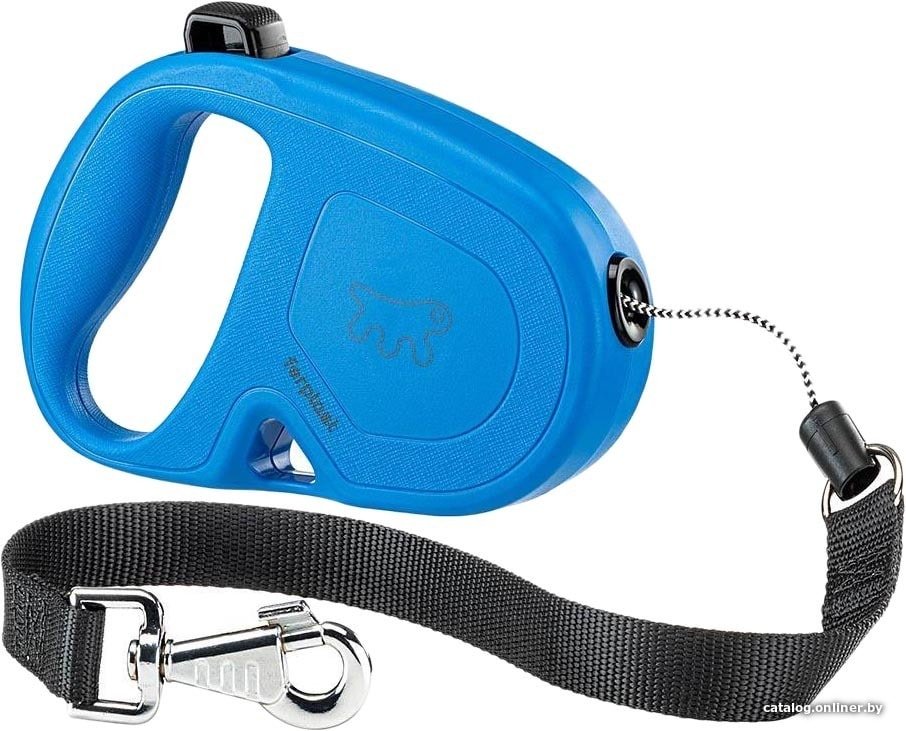 Поводок-рулетка Ferplast Flippy One Cord L 75094025 (синий)