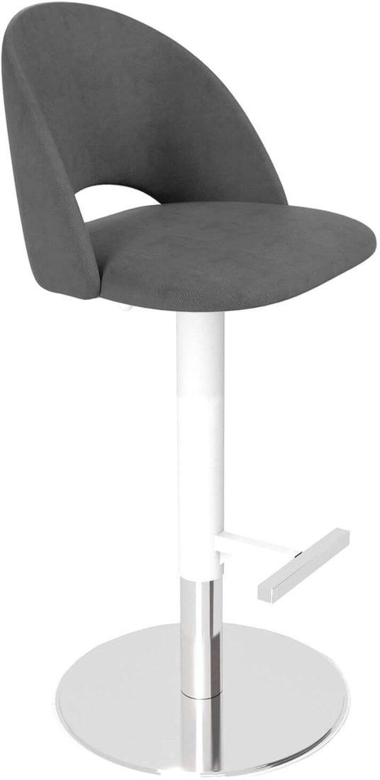 

Стул Sheffilton SHT-ST34/S128 (платиново-серый/хром/белый муар)