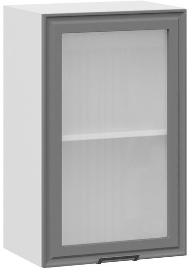

Шкаф навесной Трия Белладжио 1В45С (белый/софт графит)