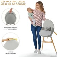 Высокий стульчик KinderKraft Fini 2 в 1 (серый)