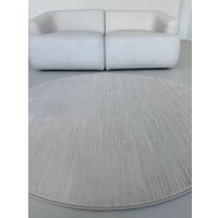 Ковер для жилой комнаты LAXMI Comfort 480 круг (1.6x1.6, Cream/Cream)