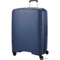 Чемодан-спиннер Verage Diamond 78 см (темно-синий)