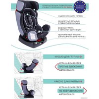 Детское автокресло Amarobaby Professional (черный/серый)
