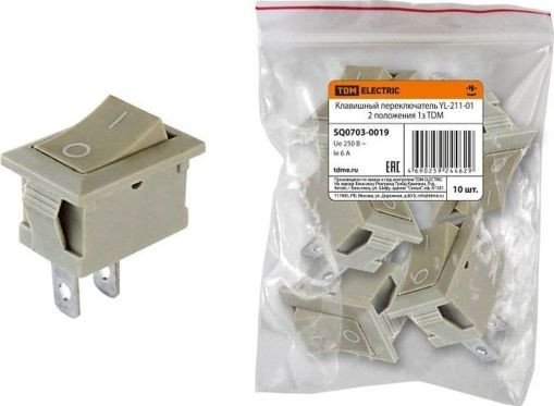 

Выключатель проходной TDM Electric SQ0703-0019 (серый)