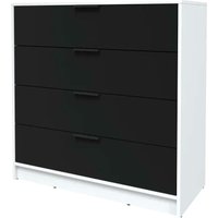 Комод Интерлиния Концепт КТ-К100 (черный/белый платинум)