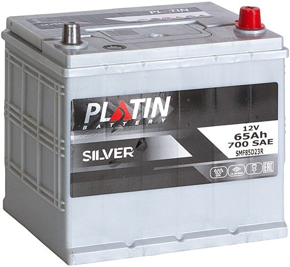 

Автомобильный аккумулятор Platin Asia Silver R+ (65 А·ч)