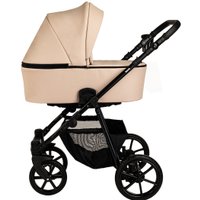 Универсальная коляска Pituso Tossa 2 в 1 (кожа, latte)