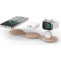 Беспроводное зарядное Satechi OntheGo 3-in-1 Charger ST-QTG31R (розовый)