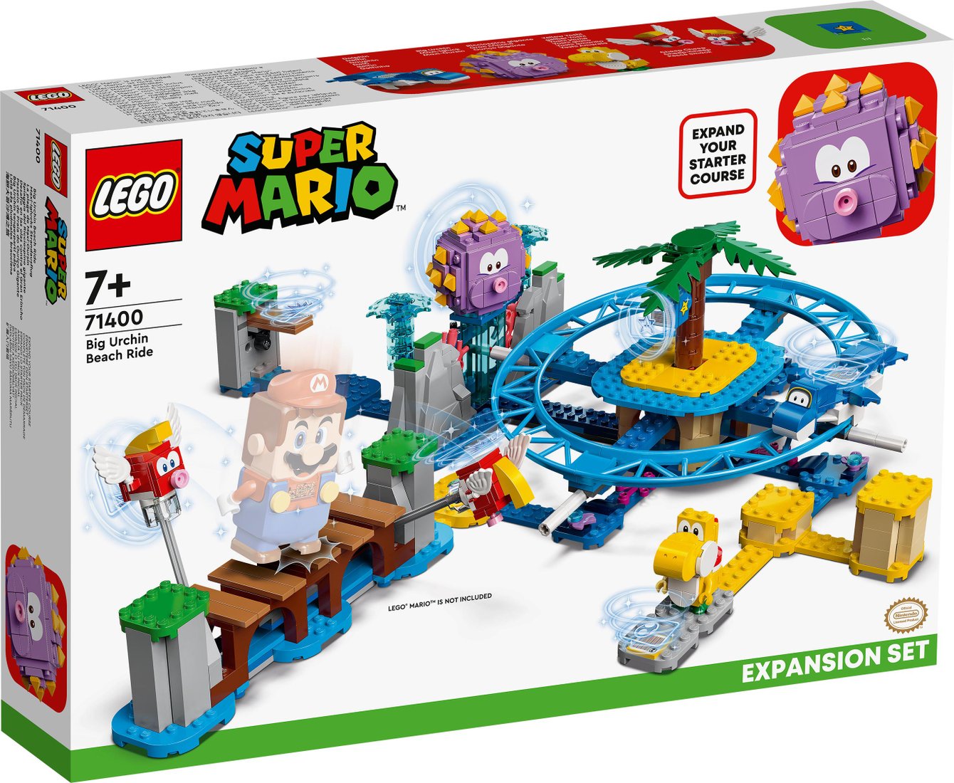 

Конструктор LEGO Super Mario 71400 Дополнительный набор: Пляжное веселье огромного ежа