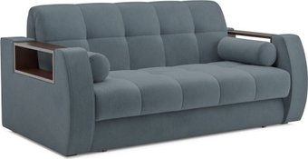 Мебель-АРС Аккордеон Барон №3 ППУ 120x200 (велюр серый/синий HB-178/26)