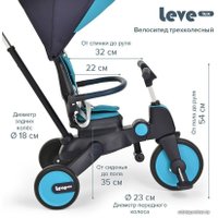 Детский велосипед Pituso Leve Lux (синий)