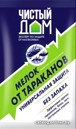 Мел от насекомых Чистый дом от тараканов 20 г