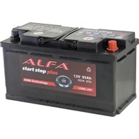 Автомобильный аккумулятор ALFA AGM R+ (95 А·ч)