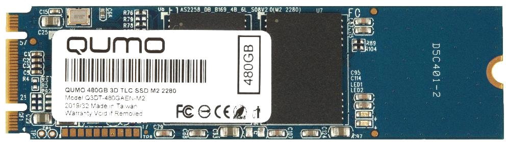

SSD QUMO Novation 3D TLC 480GB Q3DT-480GAEN-M2