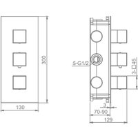 Душевая система  Raglo R02263.0340.03