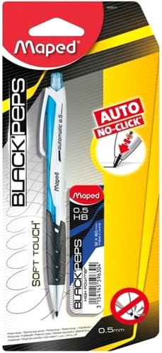 Механический карандаш Maped Black Peps + грифель 559511