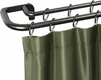 Карниз для штор UG Home Раздвижной 2-рядный 2UT-230-330-BG (черный графит, 2.3-3.3м)